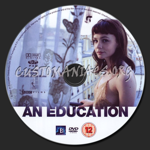 An Education dvd label