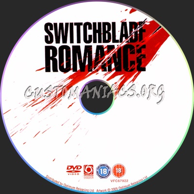 Switchblade Romance dvd label