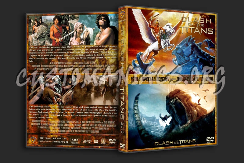 Clash of the Titans Double Feature dvd cover