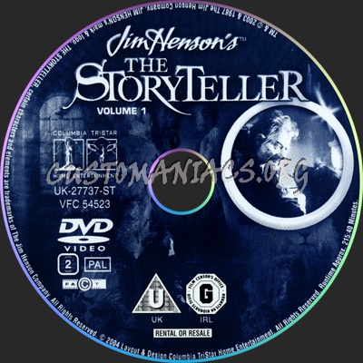 The StoryTeller dvd label