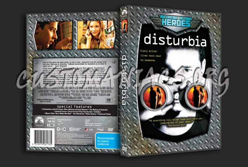 Disturbia dvd cover
