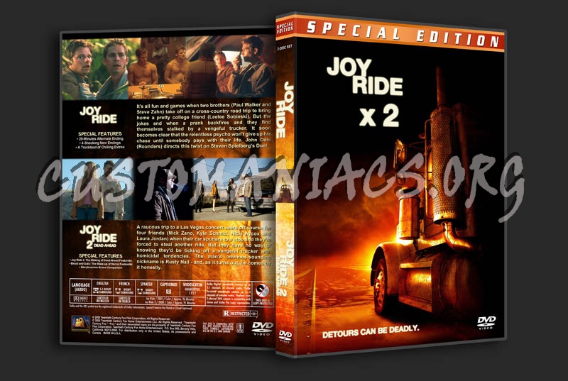 Joy Ride / Joy Ride 2: Dead Ahead Double Feature dvd cover