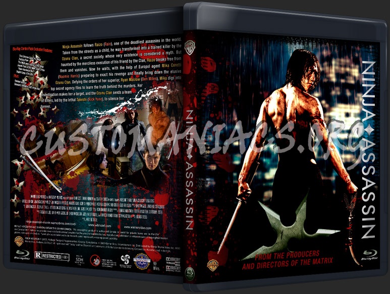 Ninja Assassin blu-ray cover