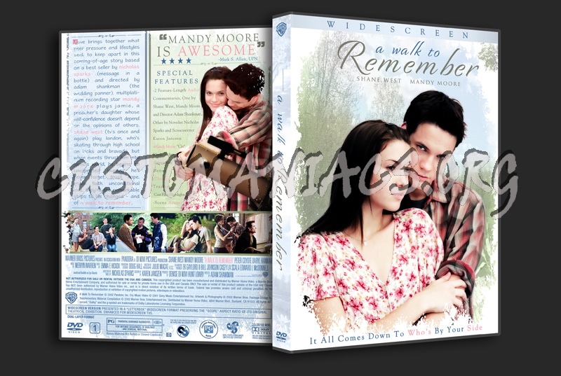 A Walk To Remember dvd cover