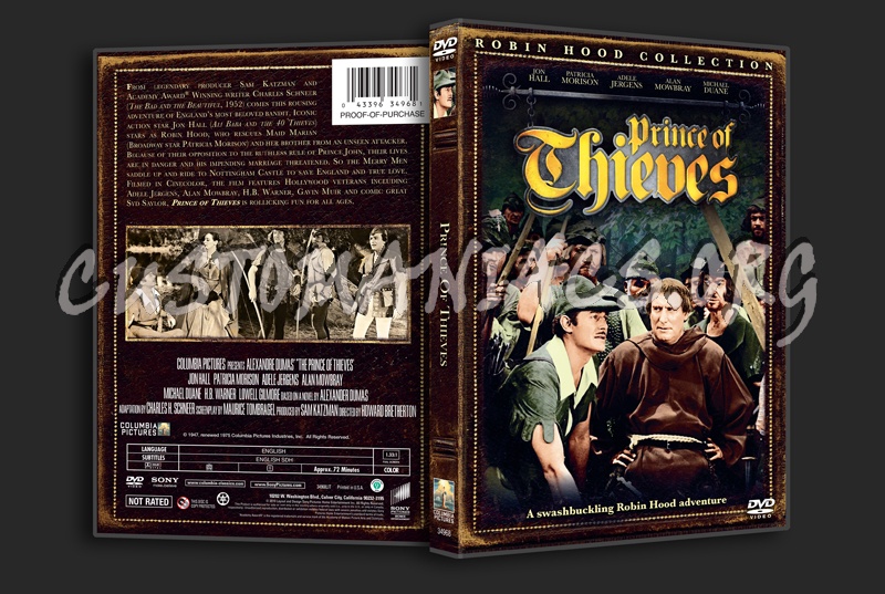 Prince of Thieves dvd cover