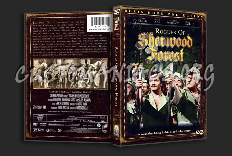 Rogues of Sherwood Forest dvd cover
