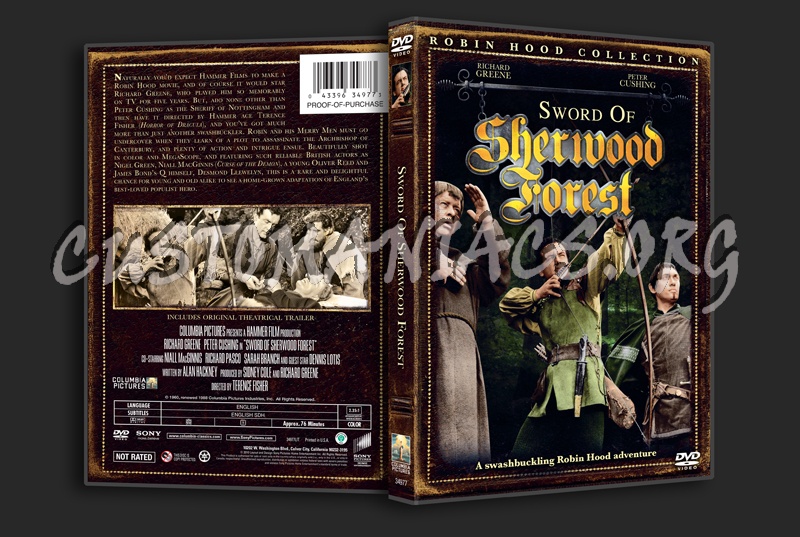 Sword of Sherwood Forest dvd cover