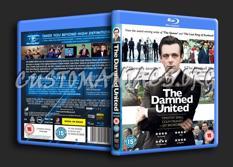 The Damned United blu-ray cover