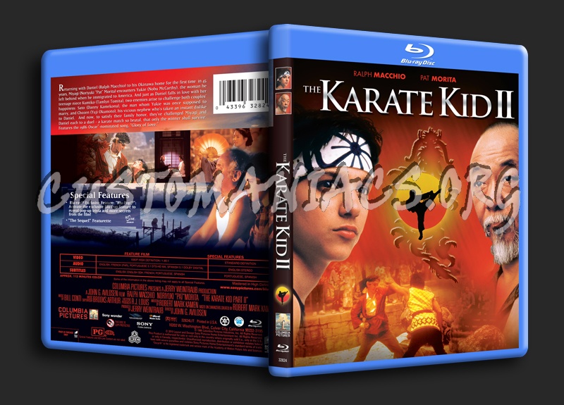 The Karate Kid 2 blu-ray cover