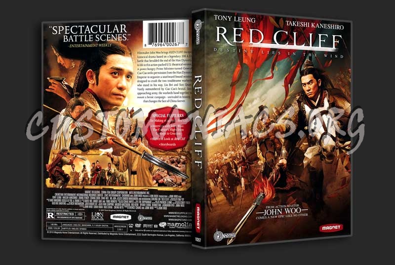 Red Cliff: Destiny Lies in the Wind dvd cover
