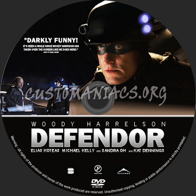 Defendor dvd label