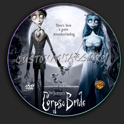 Corpse Bride dvd label