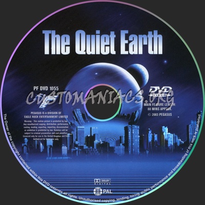 The Quiet Earth dvd label