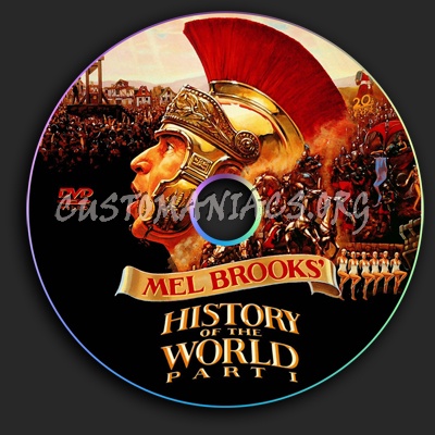 Mel Brooks' History of the World Part I dvd label