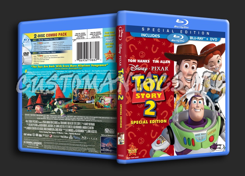 Toy Story 2 blu-ray cover