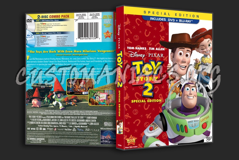 Toy Story 2 dvd cover