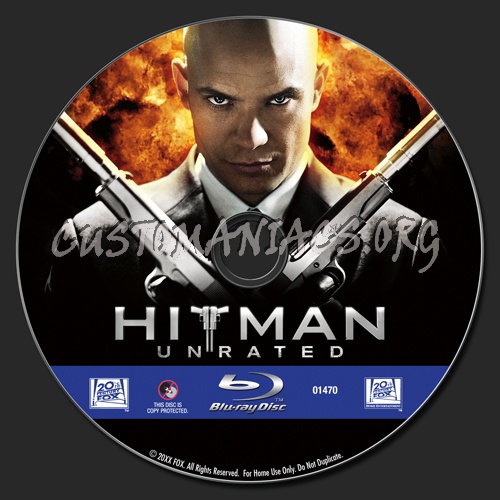 Hitman blu-ray label