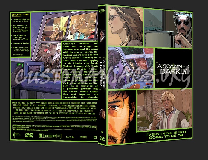 A Scanner Darkly dvd cover