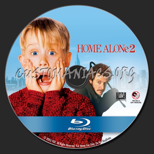 Home Alone 2 blu-ray label