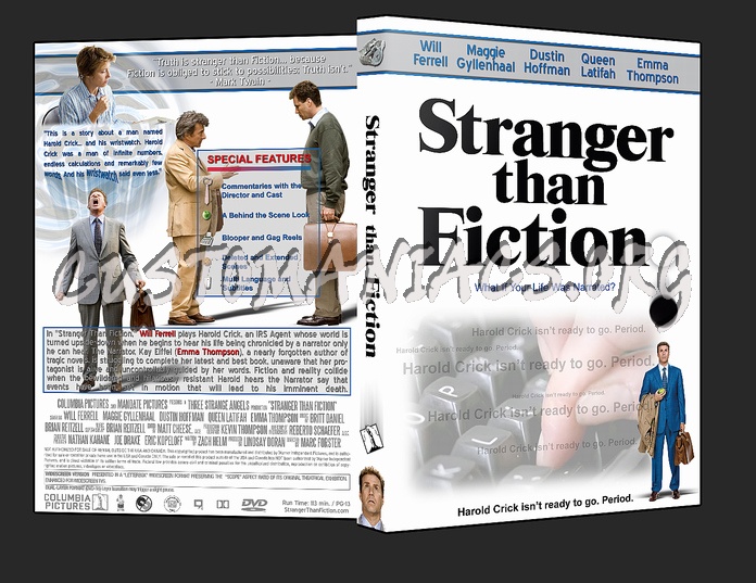 Stranger Than Fiction dvd cover