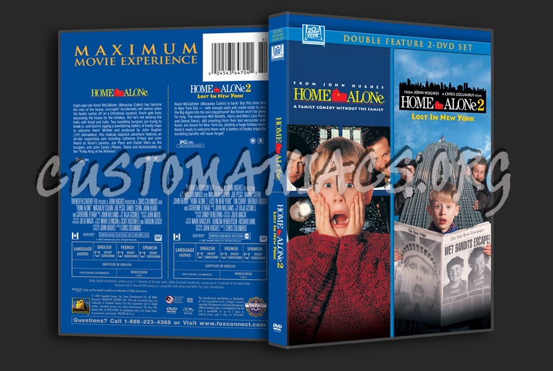 Home Alone / Home Alone 2 dvd cover