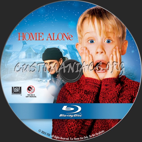 Home Alone blu-ray label
