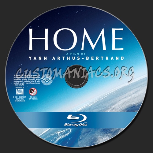 Home blu-ray label