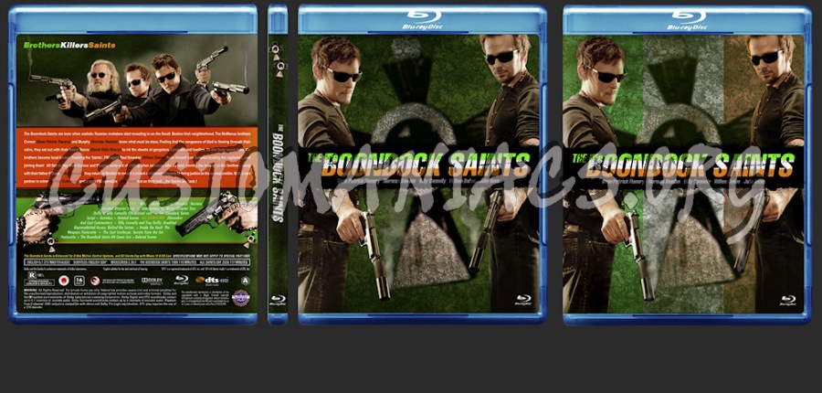 The Boondock Saints + All Saints Day combo blu-ray cover