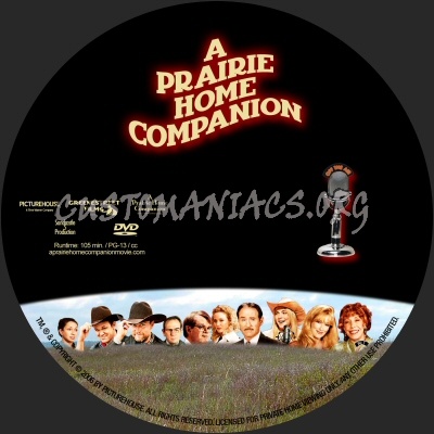 A Prairie Home Companion dvd label