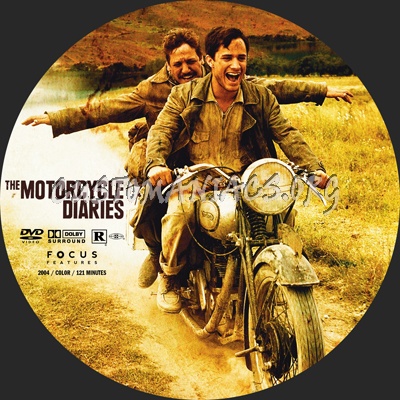 The Motorcycle Diaries dvd label