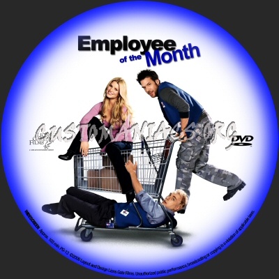 Employee of the Month dvd label