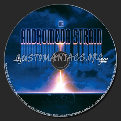 The Andromeda Strain dvd label