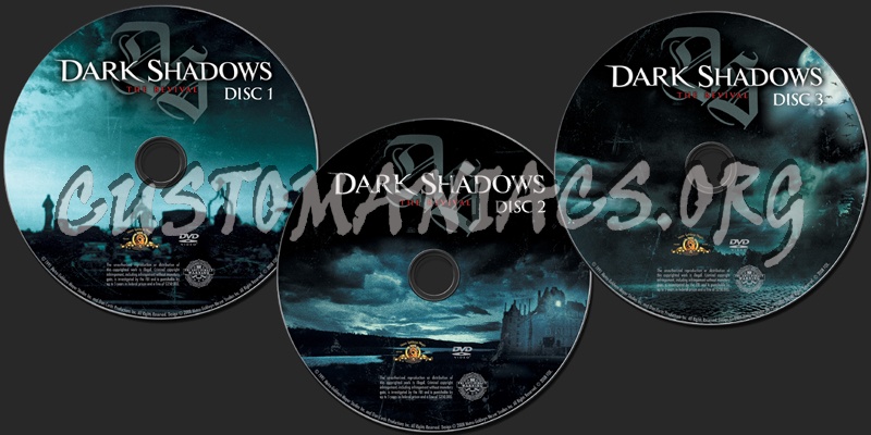 Dark Shadows dvd label