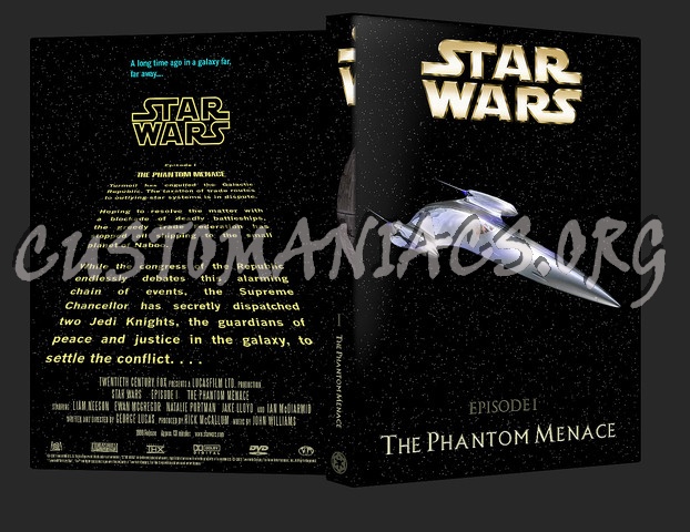 Star Wars Episodes I - VI set dvd cover