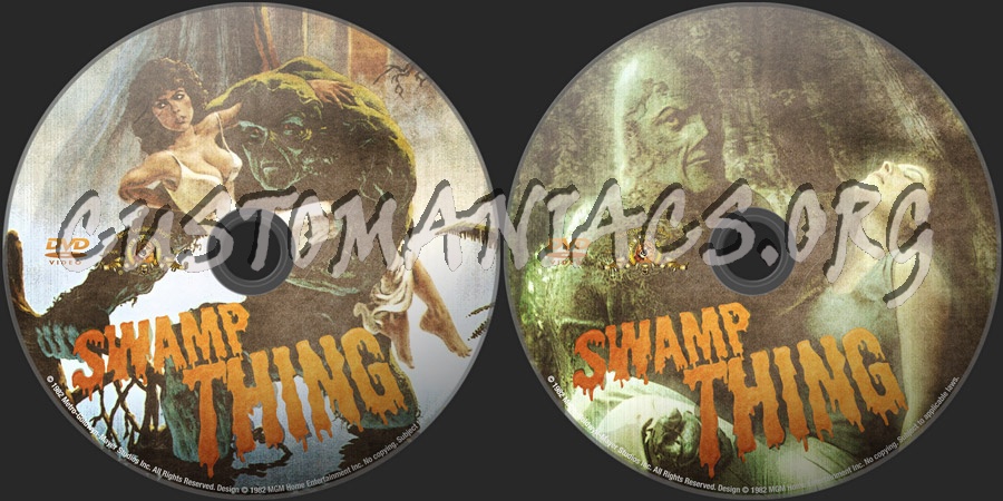 Swamp Thing dvd label