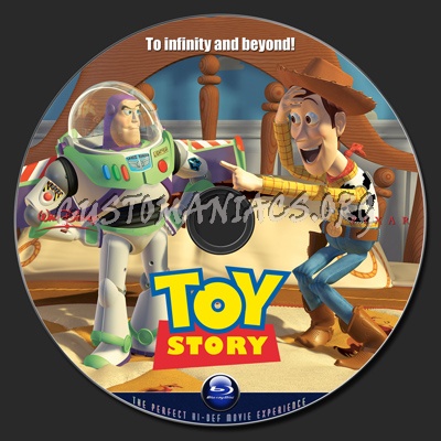 Toy Story blu-ray label