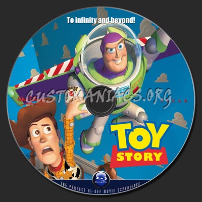 Toy Story blu-ray label