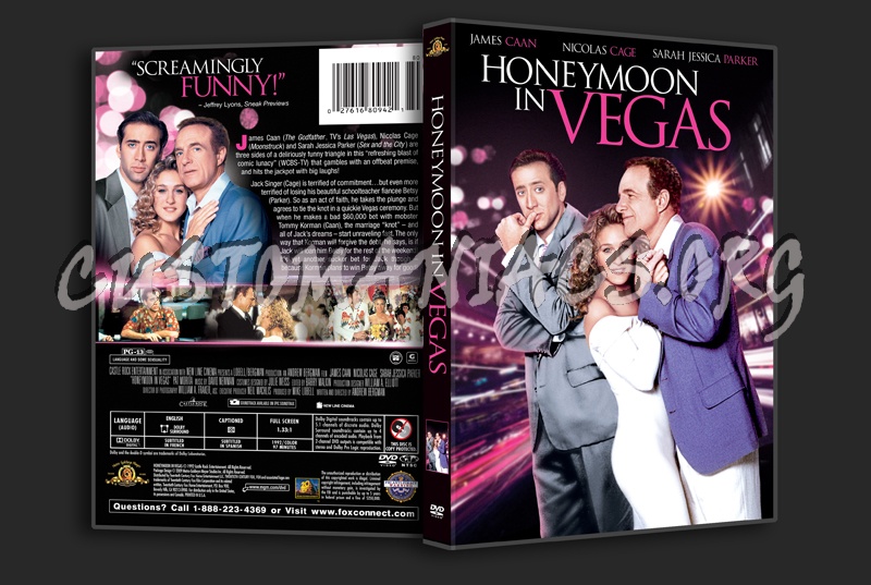 Honeymoon in Vegas dvd cover