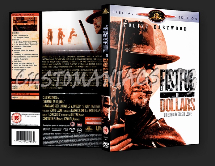 A Fistful Of Dollars dvd cover