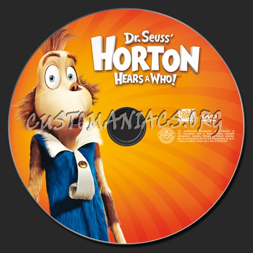 Horton Hears a Who dvd label