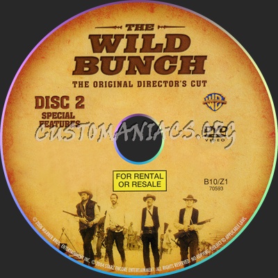 The Wild Bunch Disc 2 dvd label