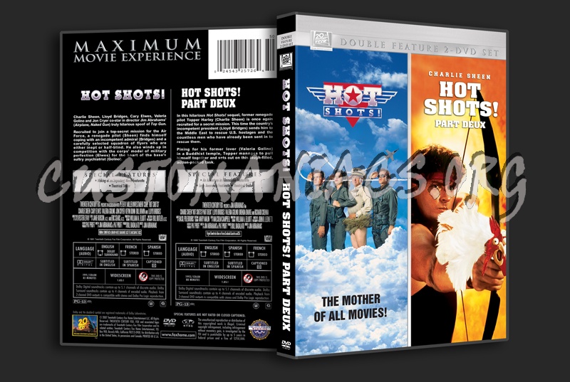 Hot Shots / Hot Shots Part Deux dvd cover