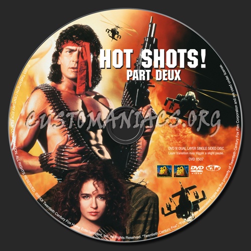 Hot Shots Part Deux dvd label