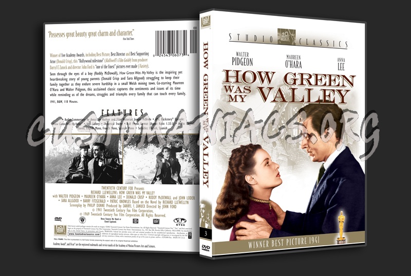 How Green Was My Valley dvd cover