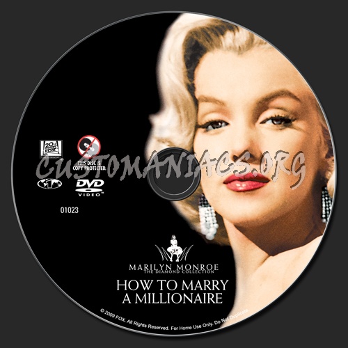 How to Marry a Millionaire dvd label