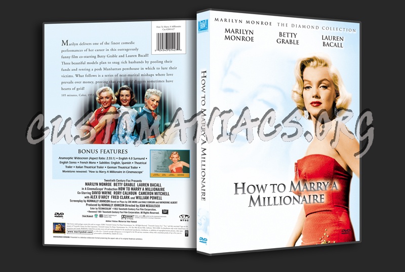 How to Marry a Millionaire dvd cover