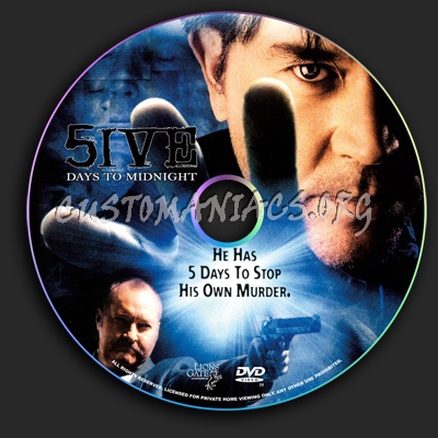 5 Days to Midnight dvd label