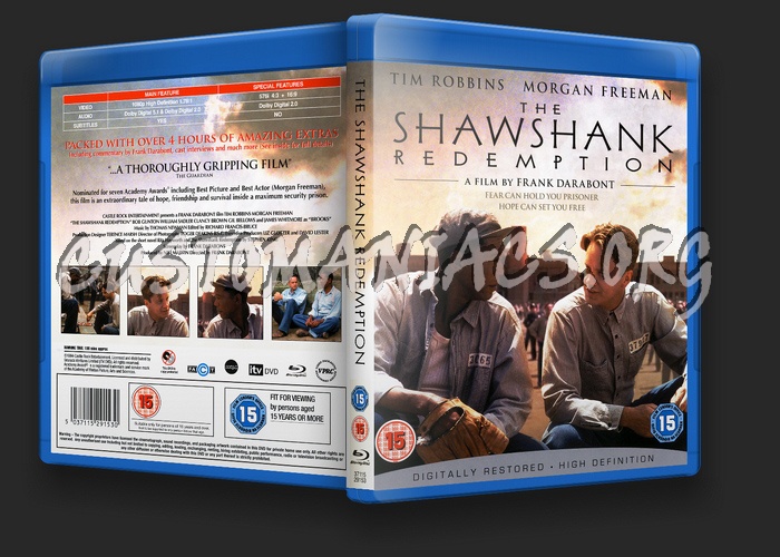 The Shawshank Redemption blu-ray cover