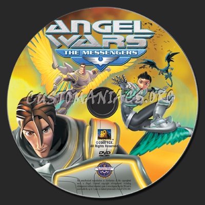 Angel Wars - The Messenger dvd label
