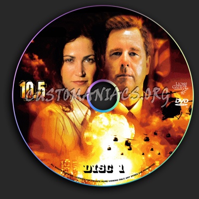 10.5 dvd label